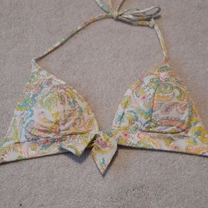 Paisley bikini top